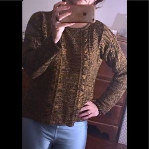 Multi brown cozy sweater